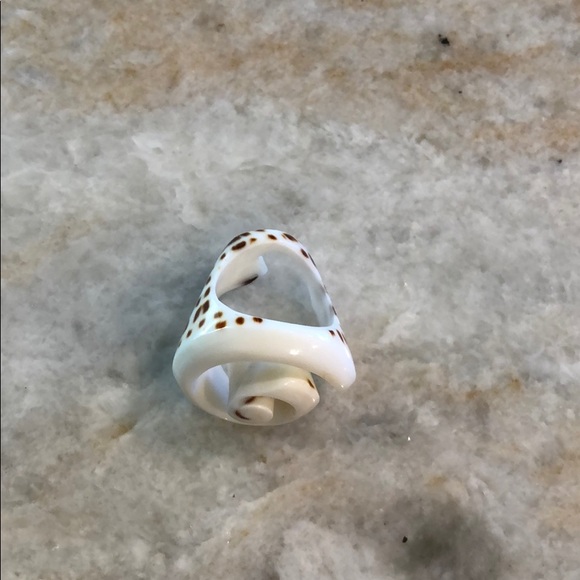 Carved shell ring - Picture 2 of 2